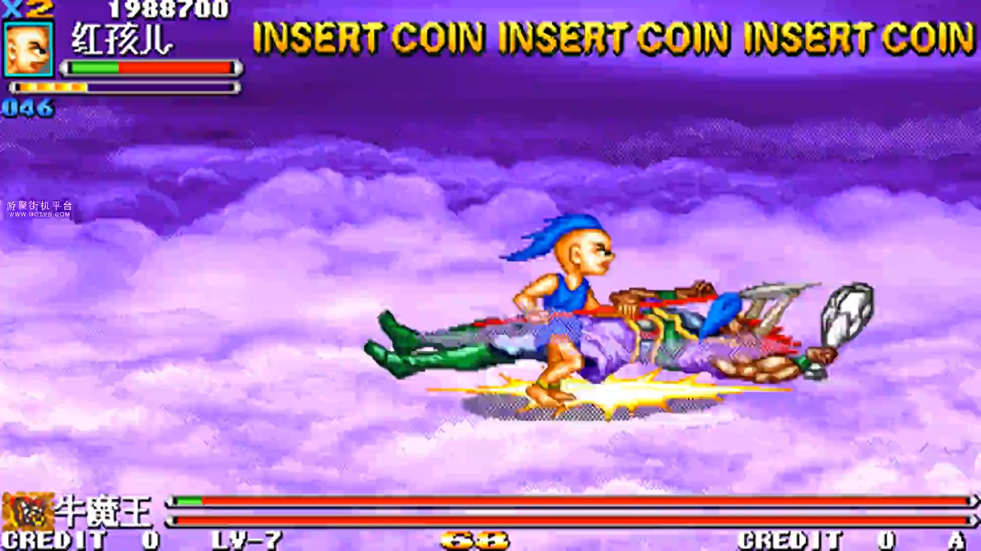 西游释厄传新群魔乱舞剧情模式究极难a红孩儿速通33分16秒一命通关