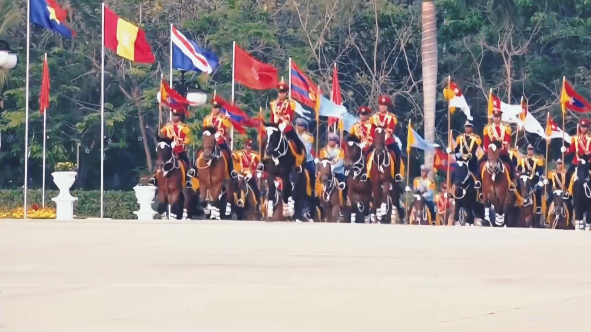 缅甸建军节图片