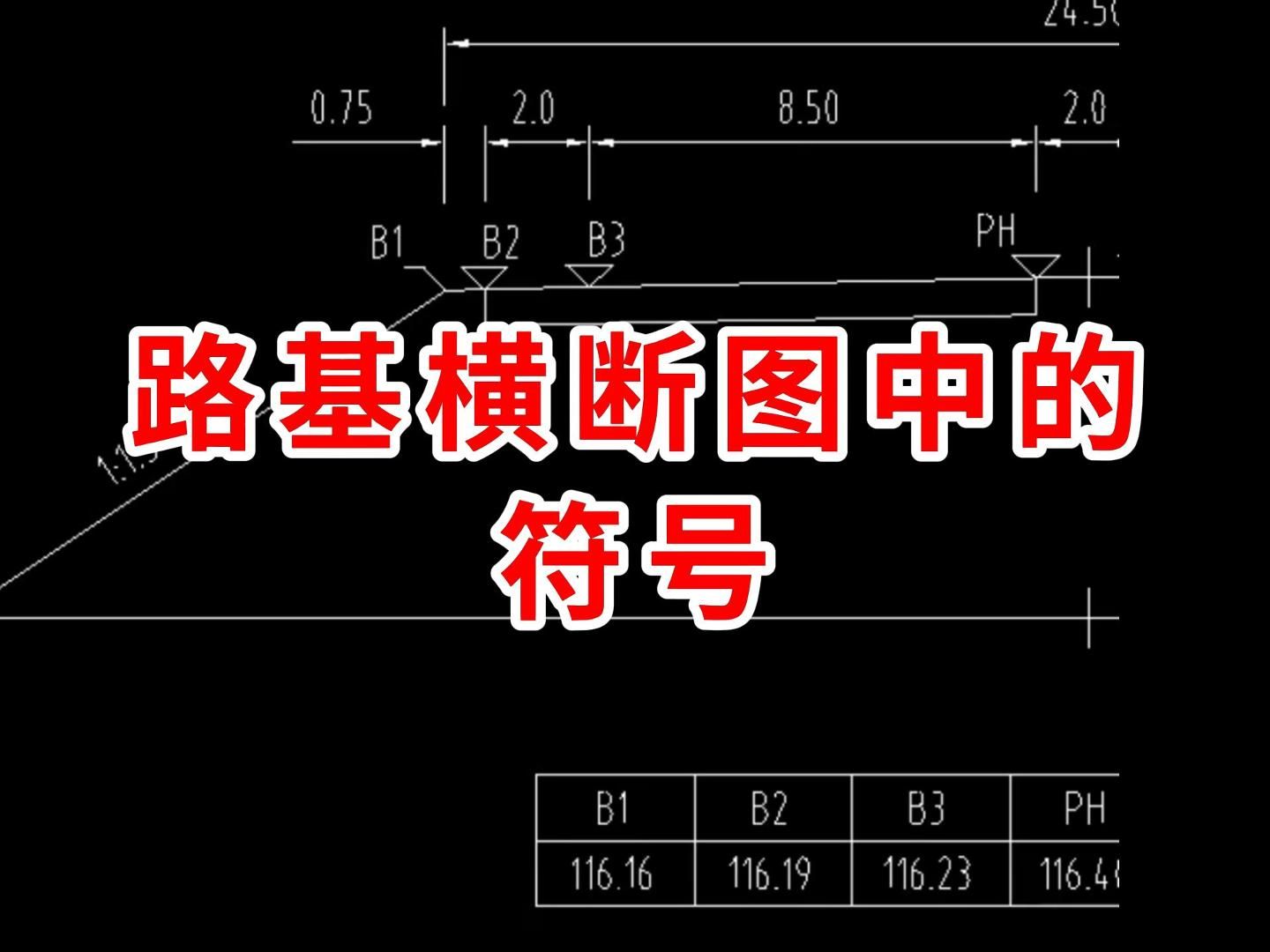 铁路图纸路基基本符号图片