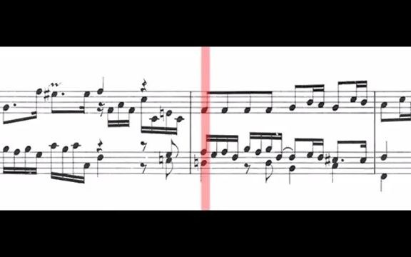 [图]［曲谱同步］［羽管键琴］ Capriccio in E Major E大调随想曲 BWV 993 By Bach