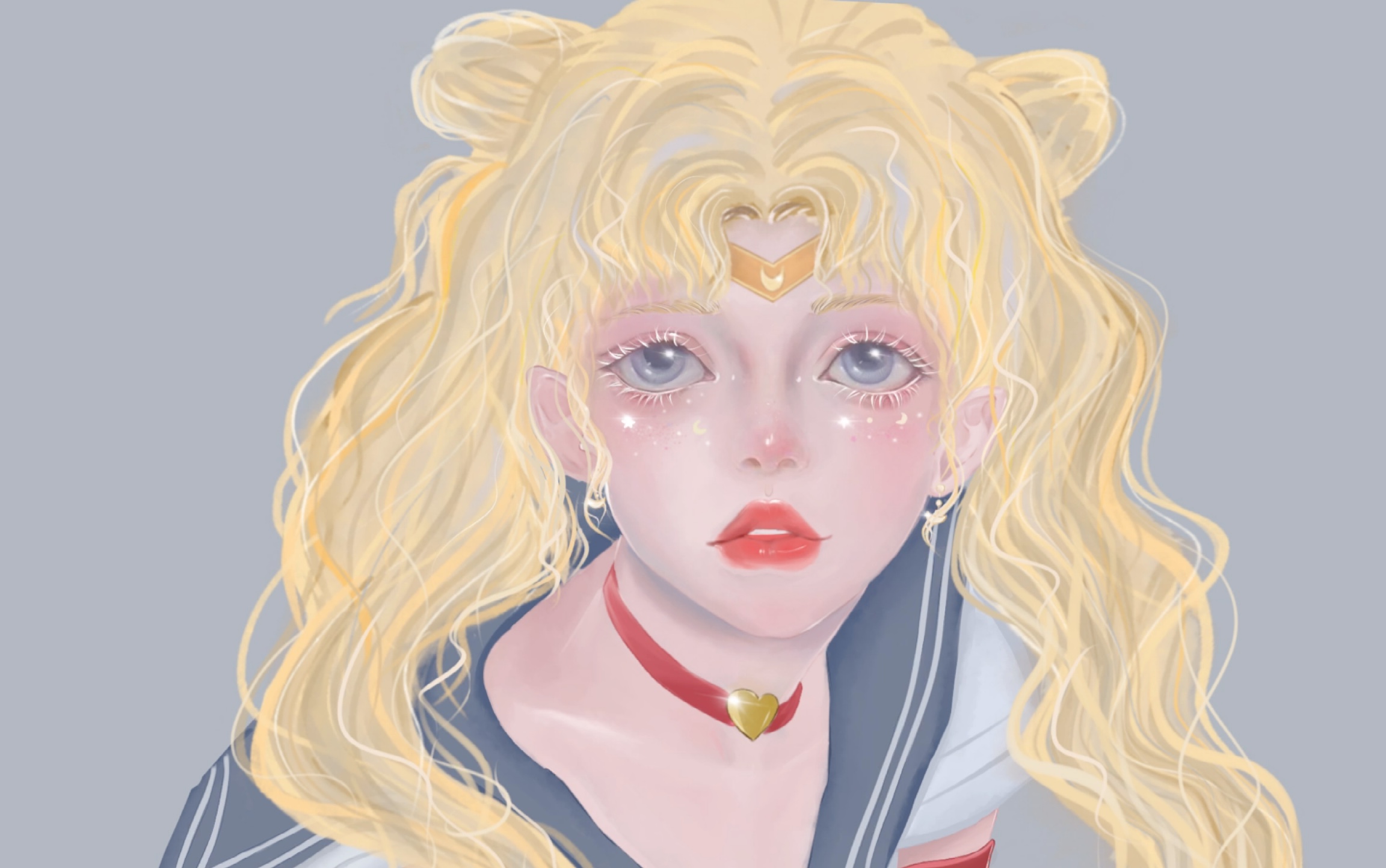 procreate 临摹美少女战士 水冰月