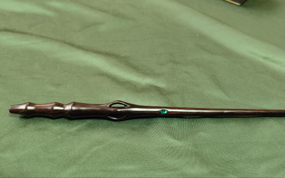 手工魔杖,镂空绿宝石魔杖~_哔哩哔哩_bilibili