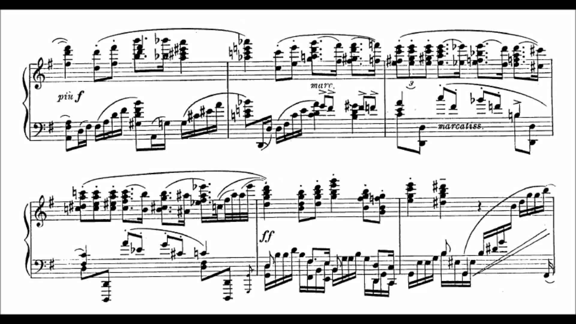 [图]戈多夫斯基 e小调钢琴奏鸣曲 Leopold Godowsky - Piano Sonata