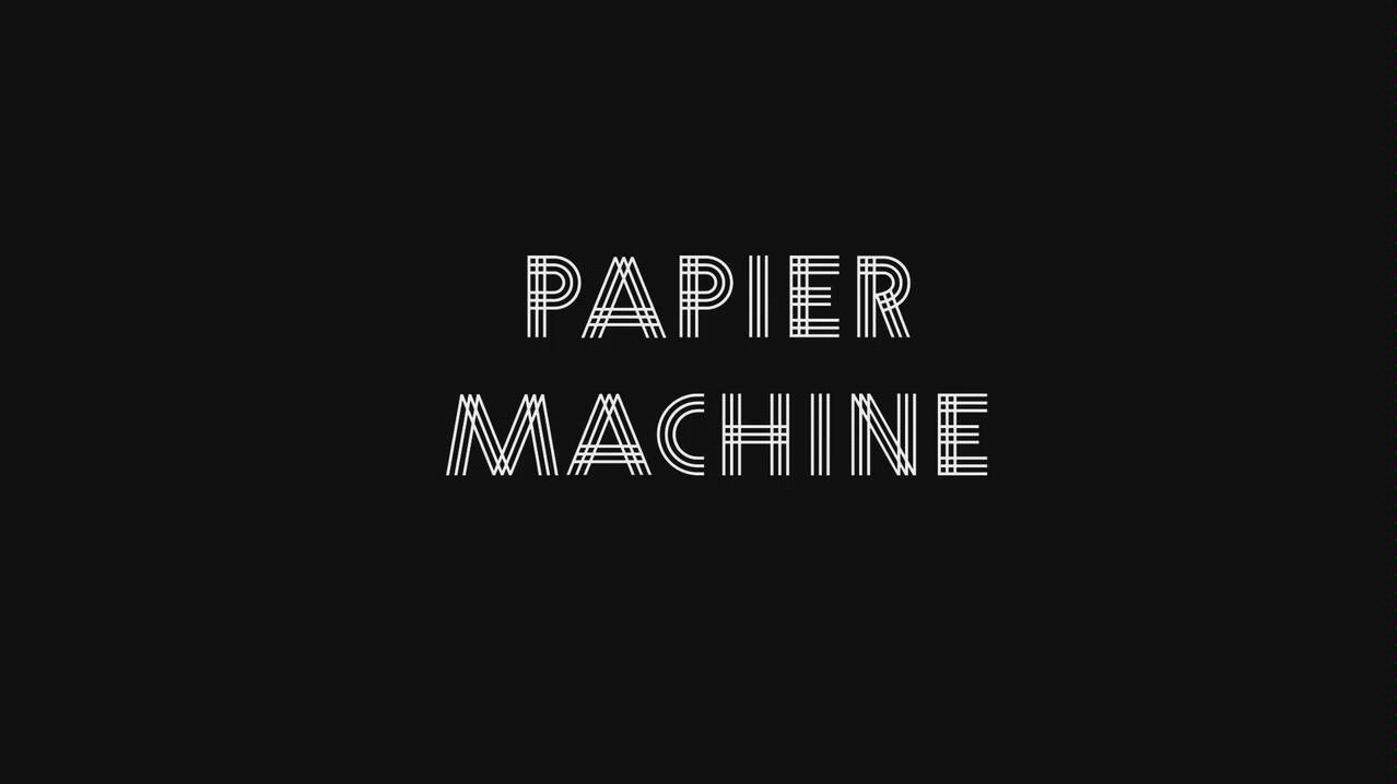 [图]papier machine