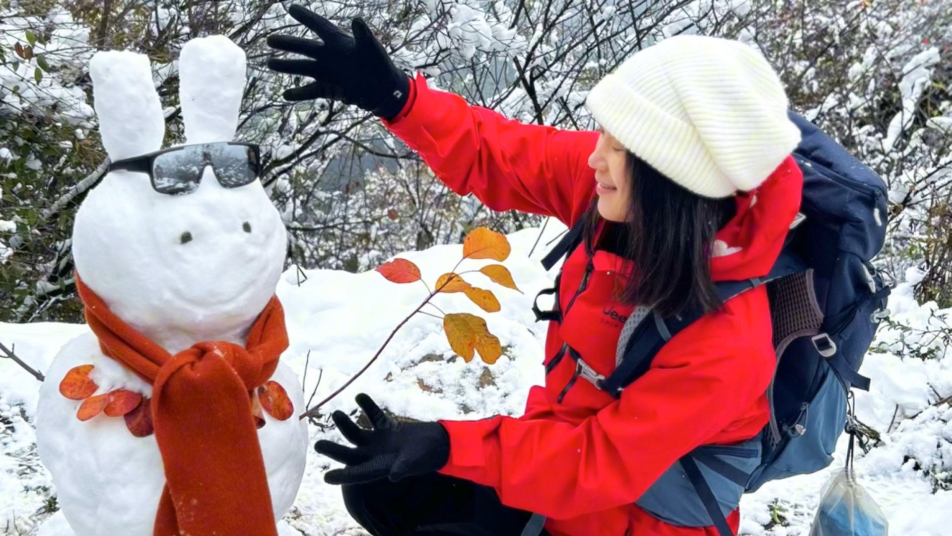 必然得旅行户外之嘉午台和有趣的灵魂相约2024年第一场雪哔哩哔哩bilibili