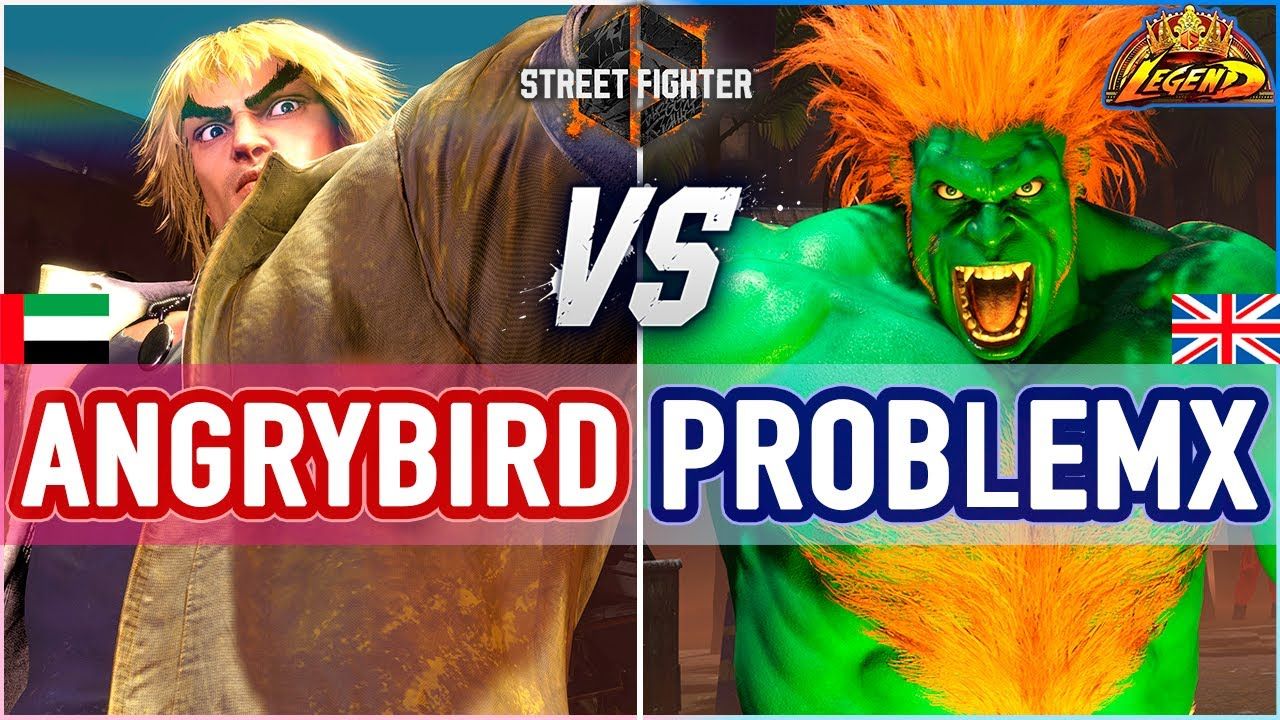 街霸6 Angrybird (Ken) vs ProblemX (Blanka)哔哩哔哩bilibili街头霸王游戏集锦