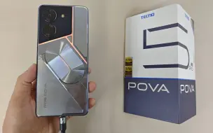 下载视频: Tecno Pova5Pro开箱上手，有点nothing phone的意思，传音第一款后盖自带LED灯带的手机！