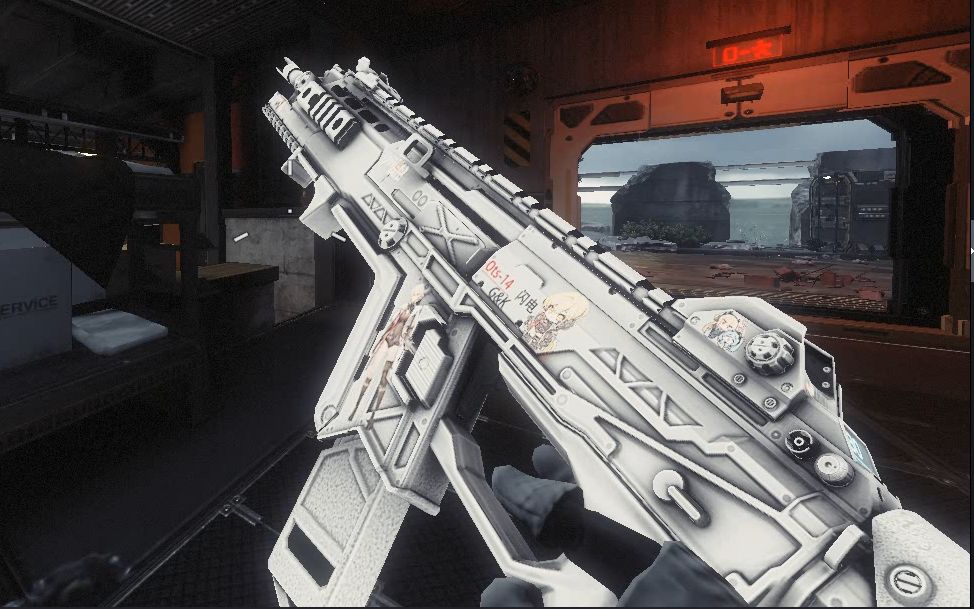 泰坦陨落2×少前2自定义枪械皮肤:r-201 闪电