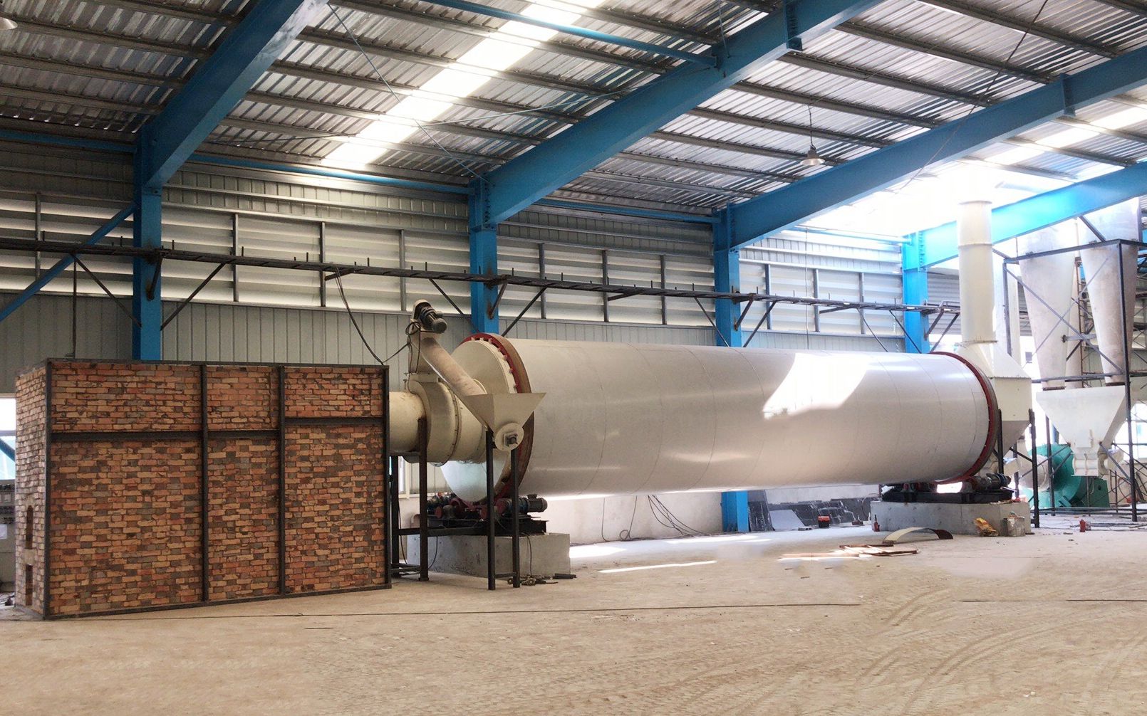 烘干机工作现场