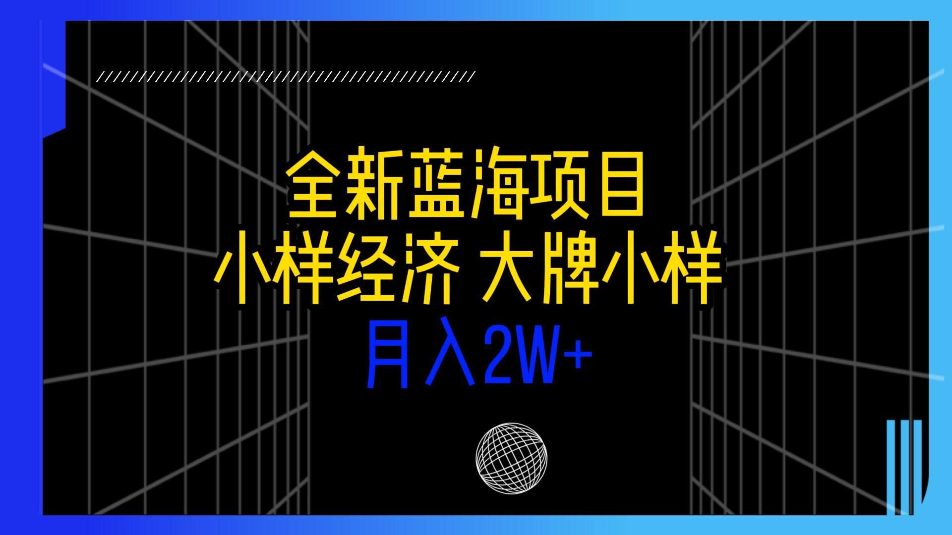 全新蓝海项目 小样经济 大牌小样 月入2w+哔哩哔哩bilibili