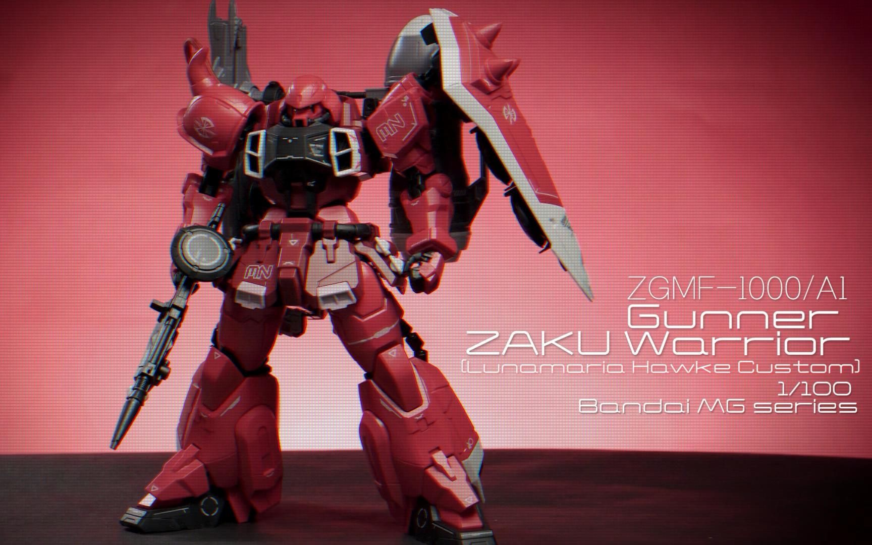 活动  【千禧年的先锋】mg 1/100 炮击型扎古勇士(露娜玛利亚机)分享