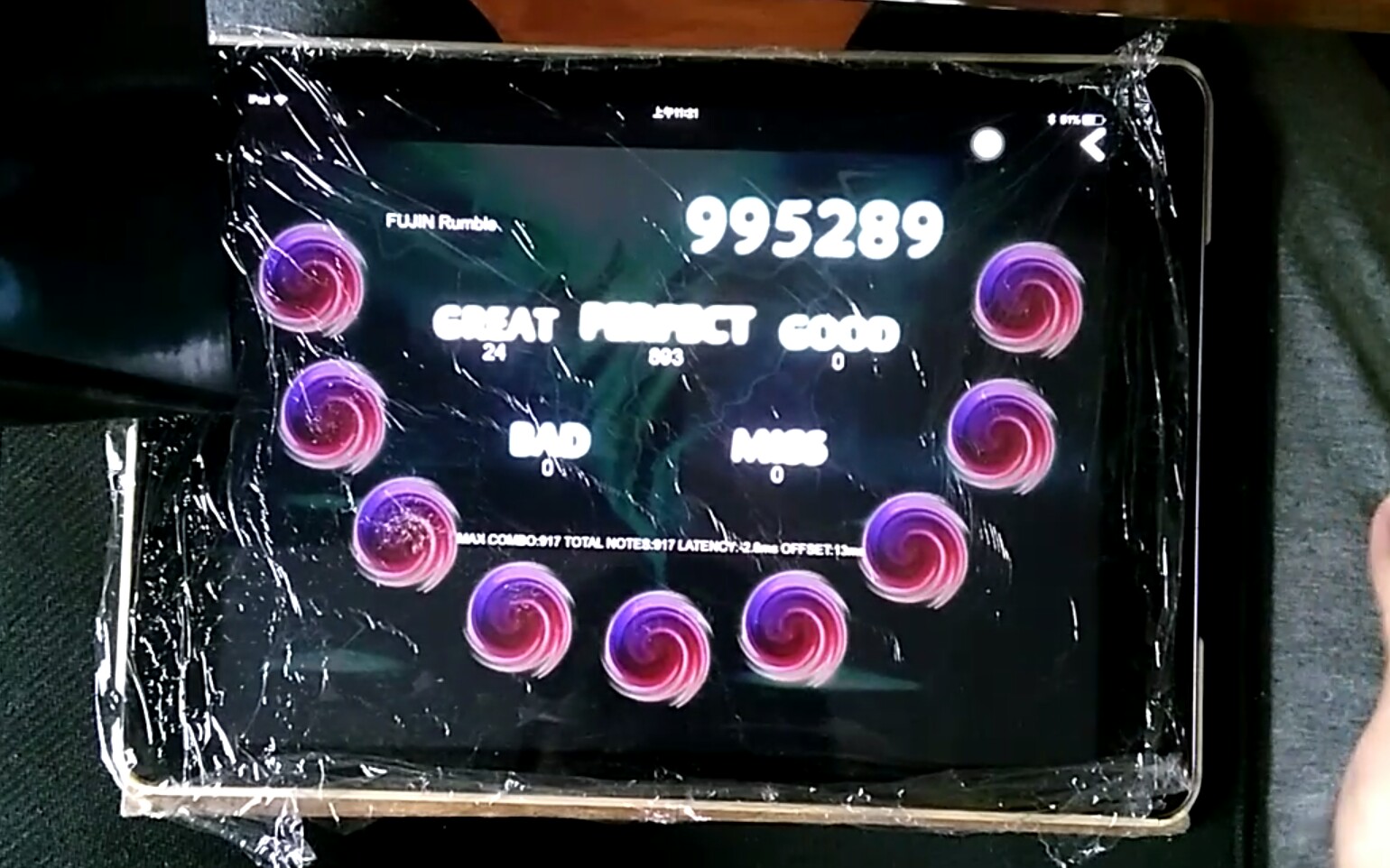[llpractice]fujin rumble lv.13 fc 99.52w_哔哩哔哩_bilibili