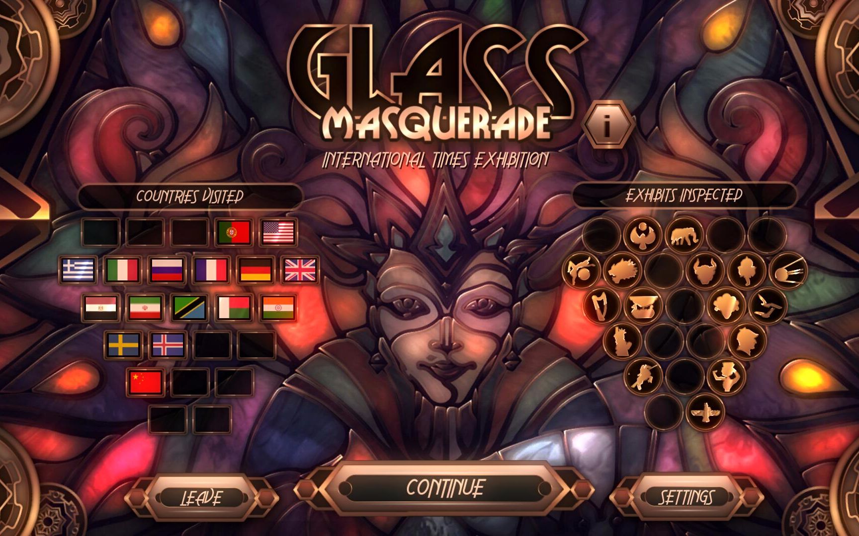 【steam】Glass Masquerade《玻璃假面舞会》 很漂亮的拼图游戏哔哩哔哩bilibili