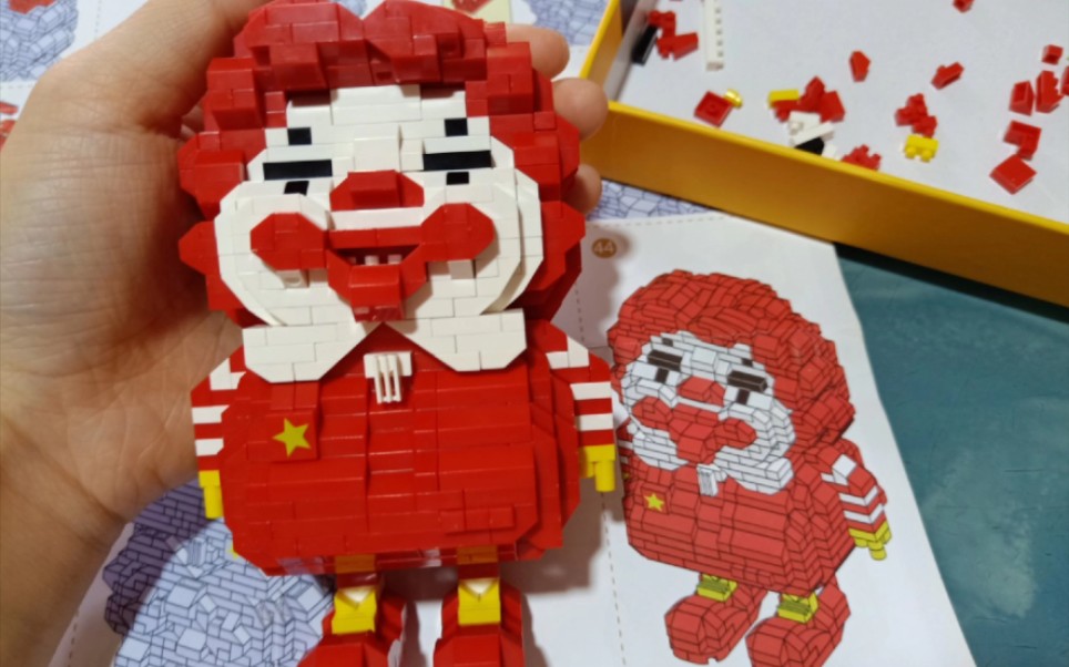 【loz积木】看着很诡异的小丑…_哔哩哔哩_bilibili