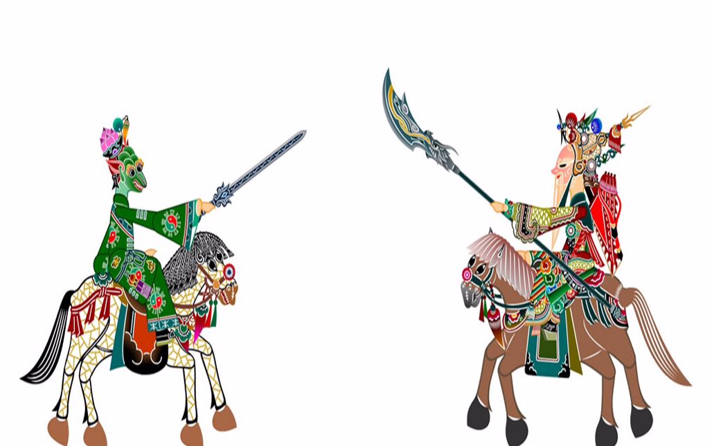 皮影戏《五锋会》 第02集 唐山皮影戏 动画