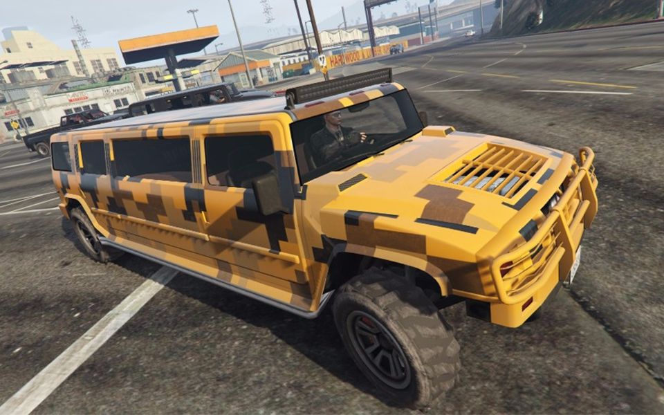 gta5线上载具更新爱国者加长款六人座豪华suv