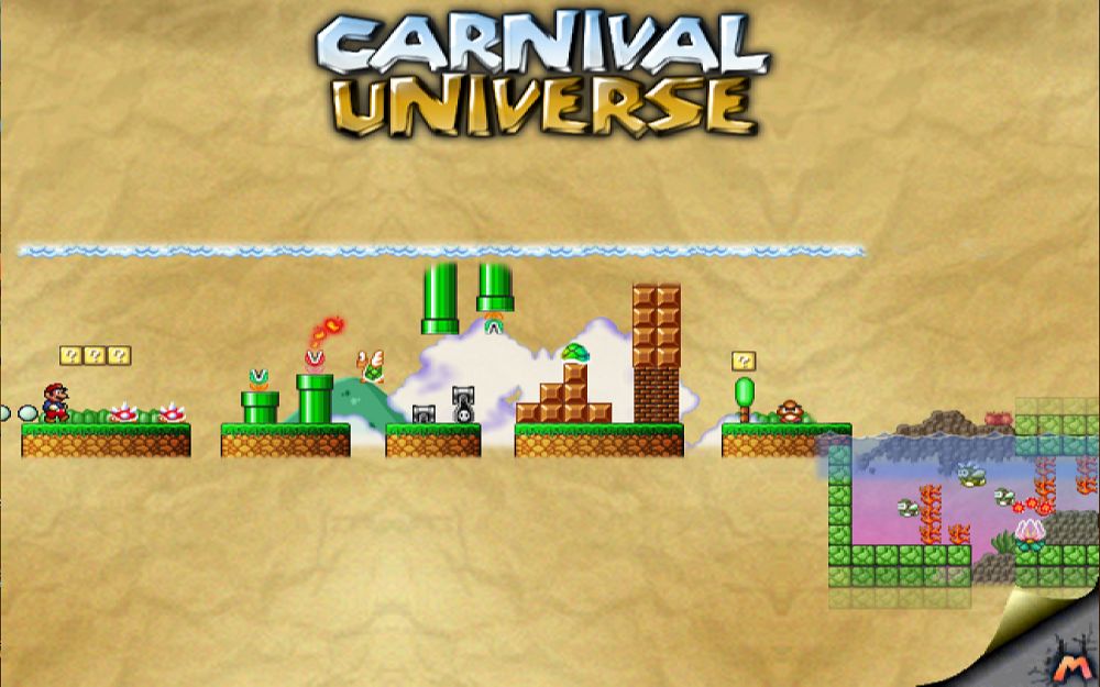 [图]Mario Forever A Fabulous Space Carnival Universe Completed Video