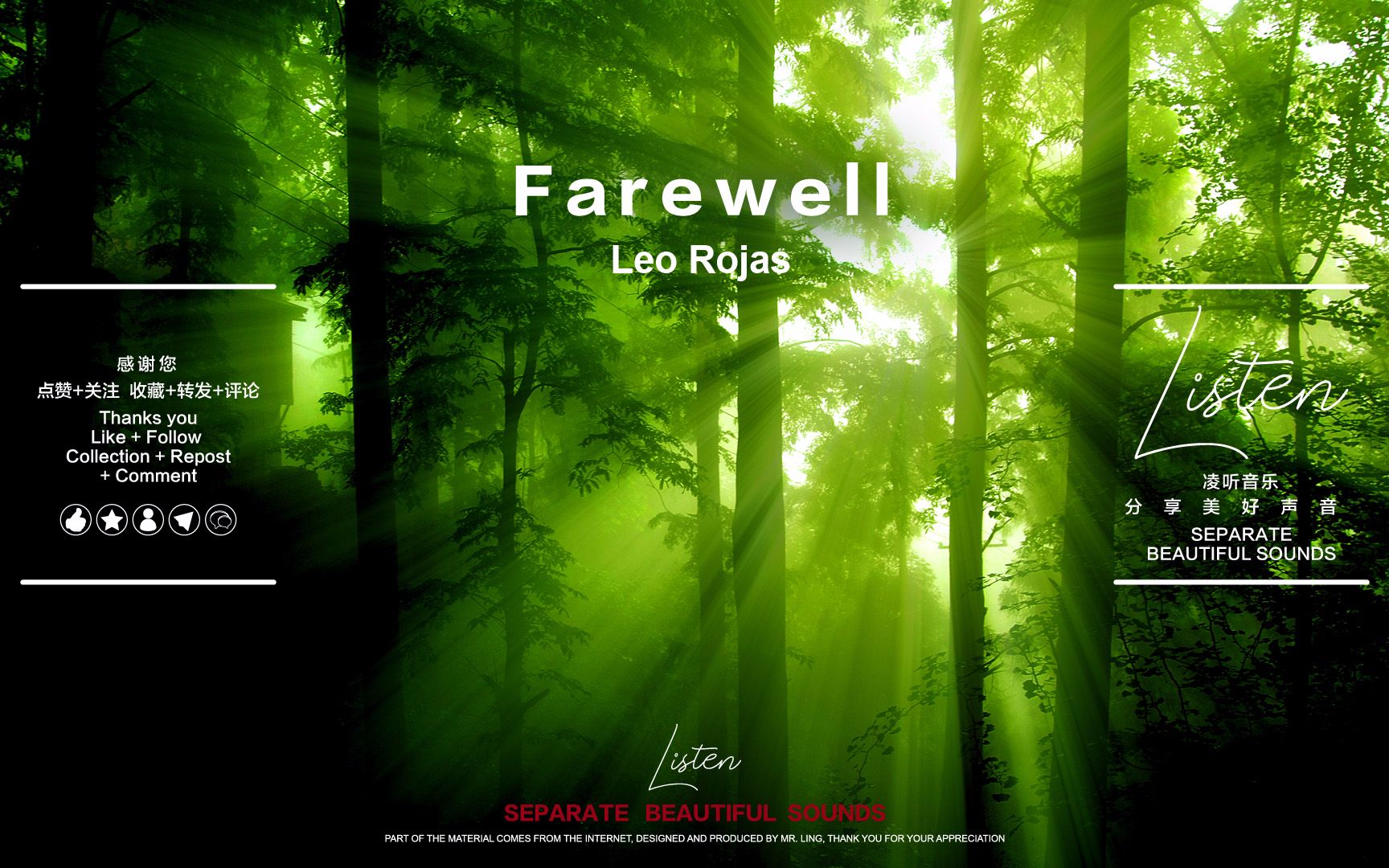 [图]Leo Rojas - Farewell醉美排箫Farewell生活的沧桑和美好，随着旋律轻抚内心每一个角落