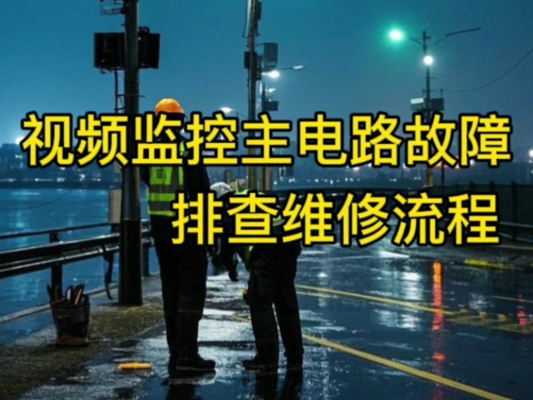 秦皇岛天正安防工程日常视频监控主电路故障排查维修流程 #海康威视#安防工程#视频监控#网络覆盖#楼宇对讲#道闸门禁#会议广播#系统集成哔哩哔哩...