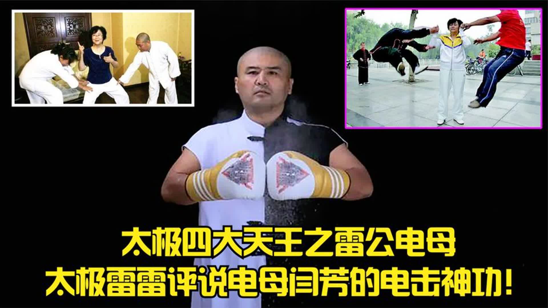 太极四大天王之雷公电母_ 太极雷雷评说电母闫芳的电击神功!
