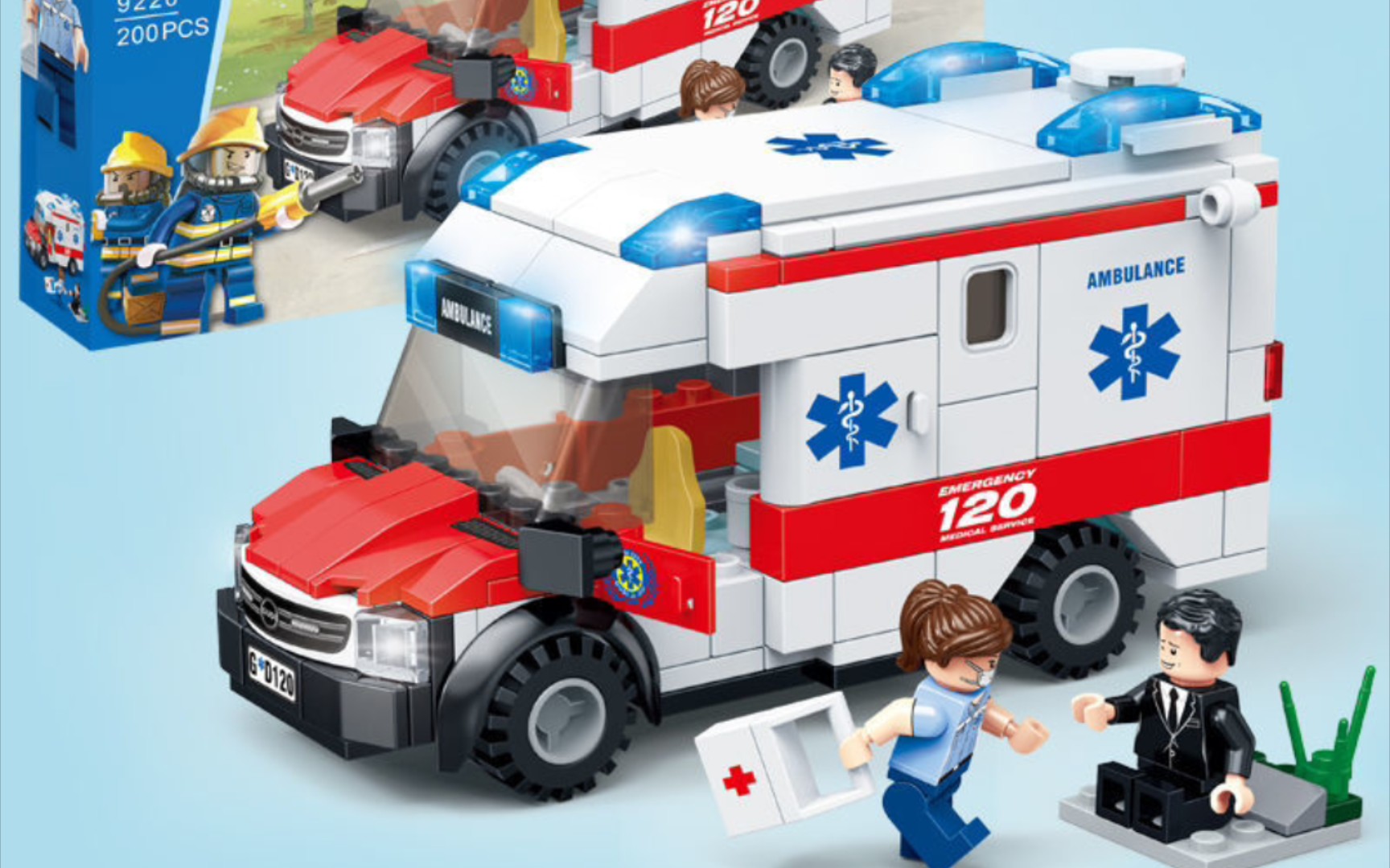 【测评】古迪积木救护车!出了挺久的一款作品了,来看看表现如何吧!