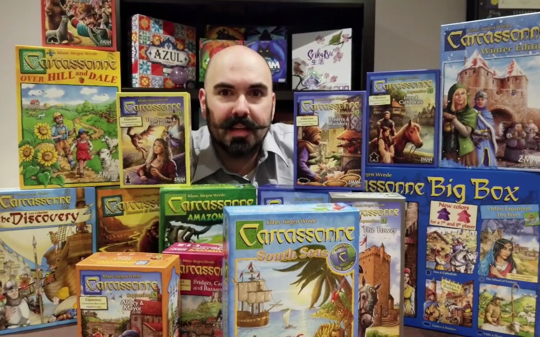 《卡卡颂》全集介绍 The Complete Carcassonne  with Chris Dias