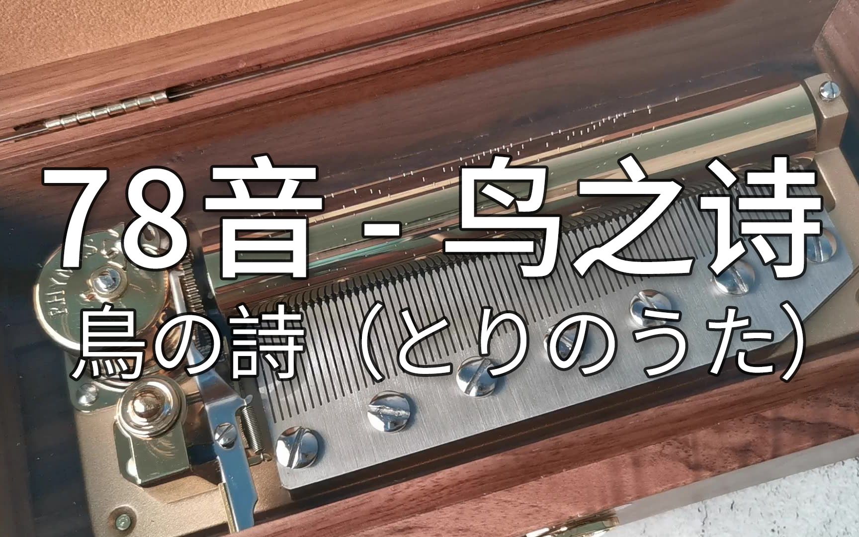 [图]78音 鸟之诗 鳥の詩（とりのうた）音乐盒八音盒