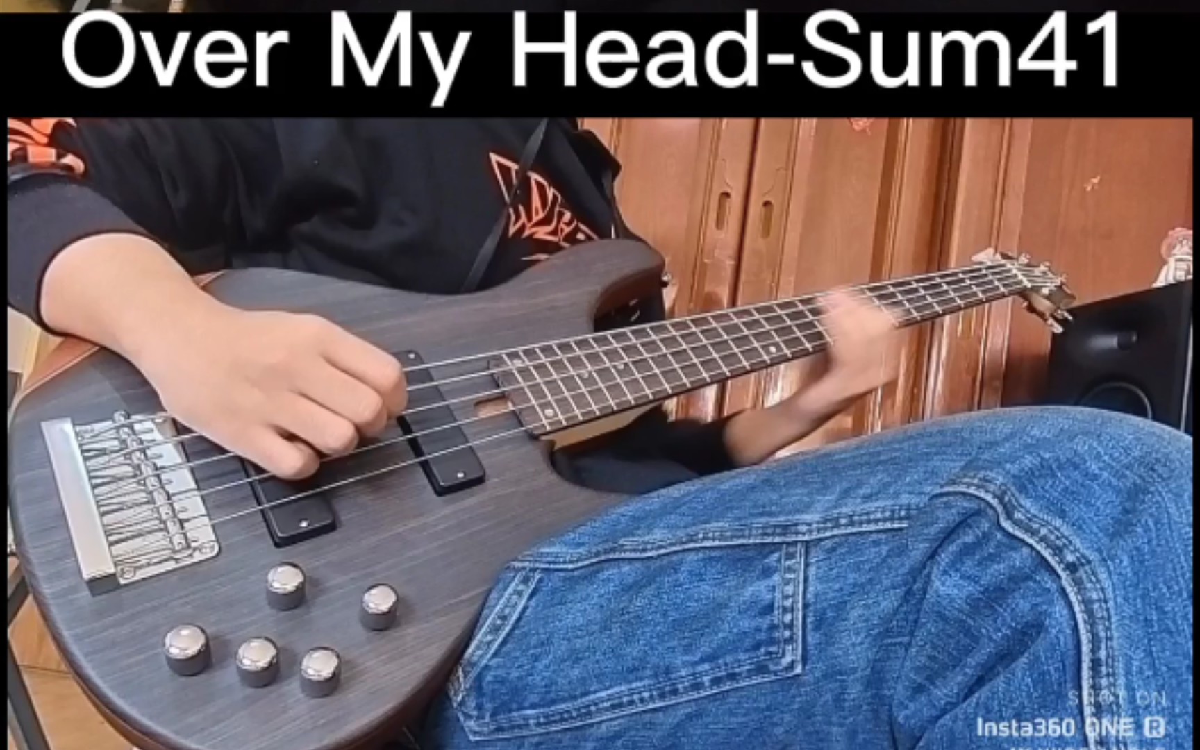 [图]［Guitar/Bass cover］Over My head-sum41