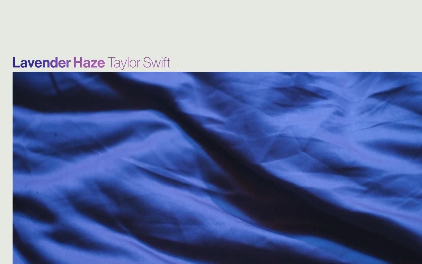 [图]Midnights歌词MV | Taylor Swift - Lavender Haze