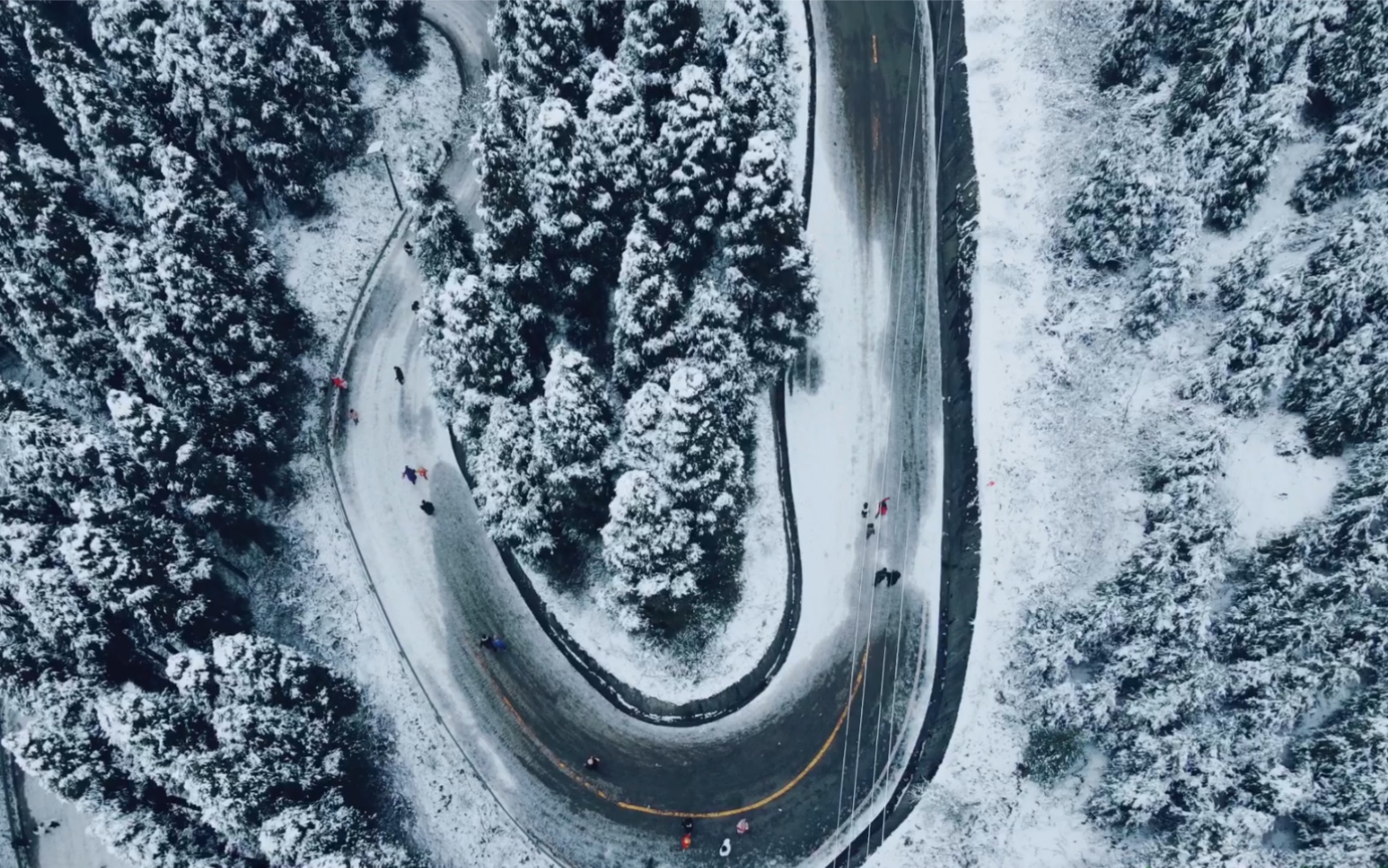 [图]什邡钟鼎寺雪景航拍