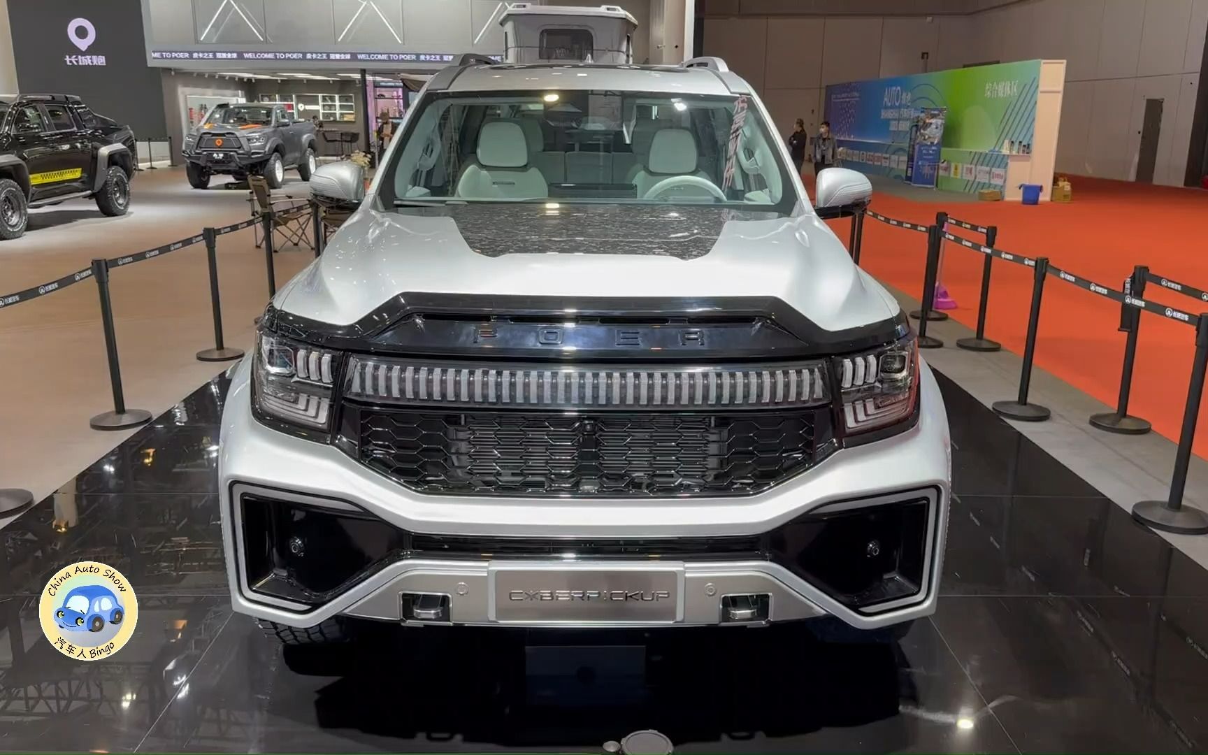 全新长城赛博皮卡6×6车展亮相,这颜值太霸气了!