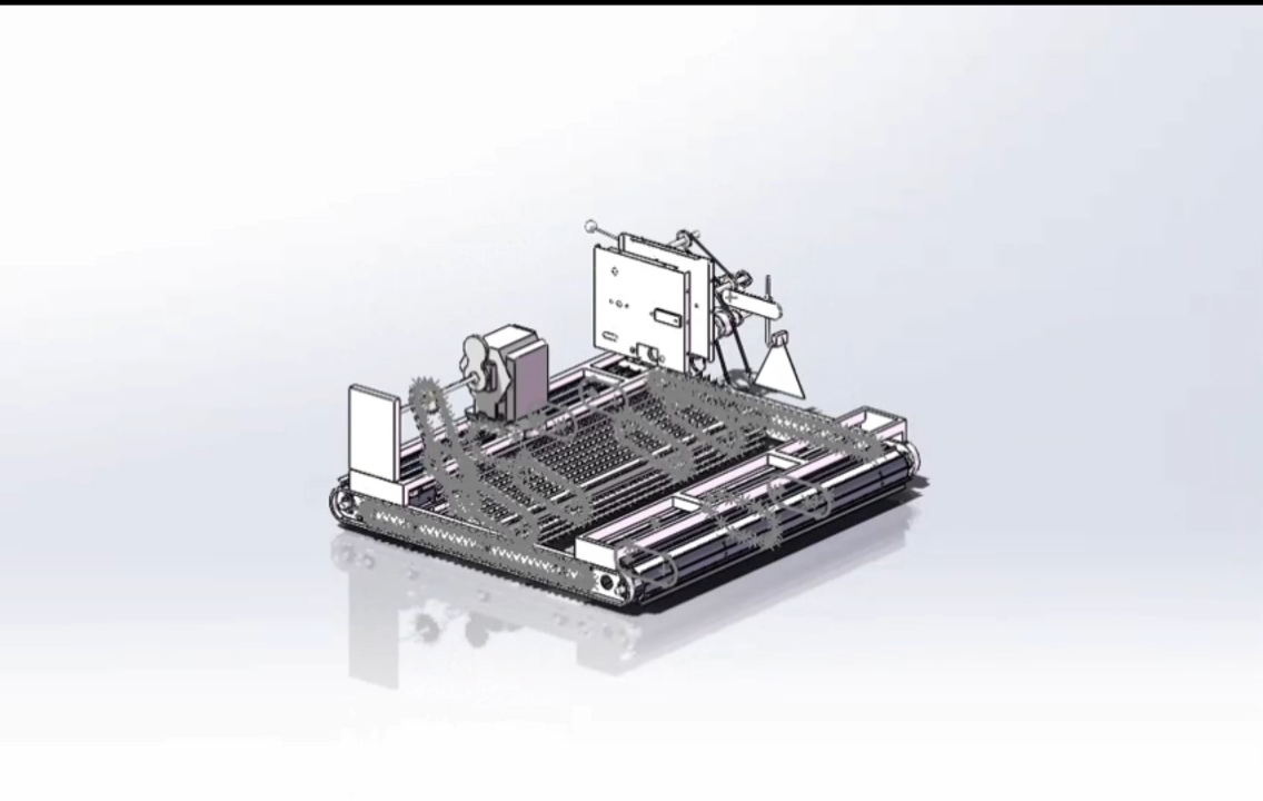 一键式全自动人参移栽机三维模型展示