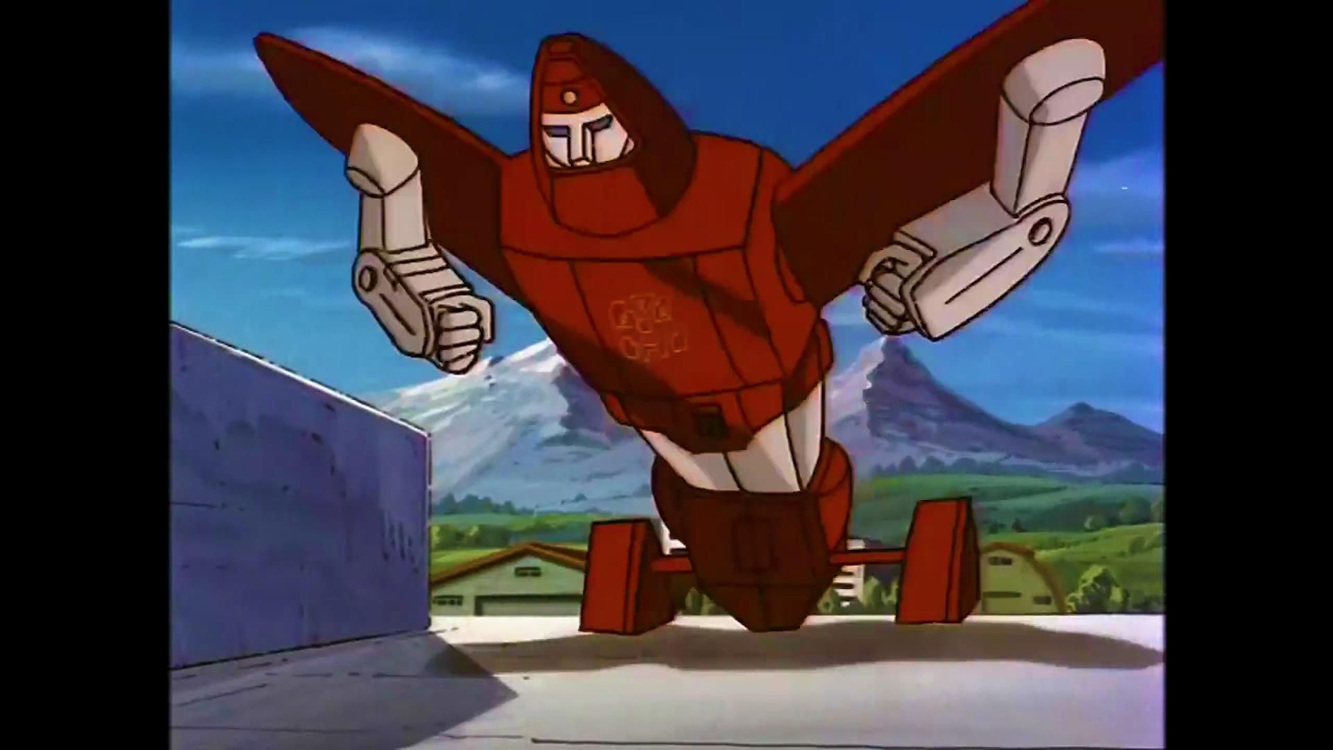 老滑翔机的变形过程【变形金刚】