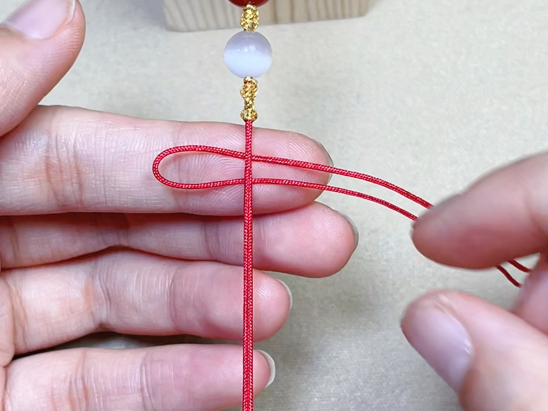 相思豆手绳编法