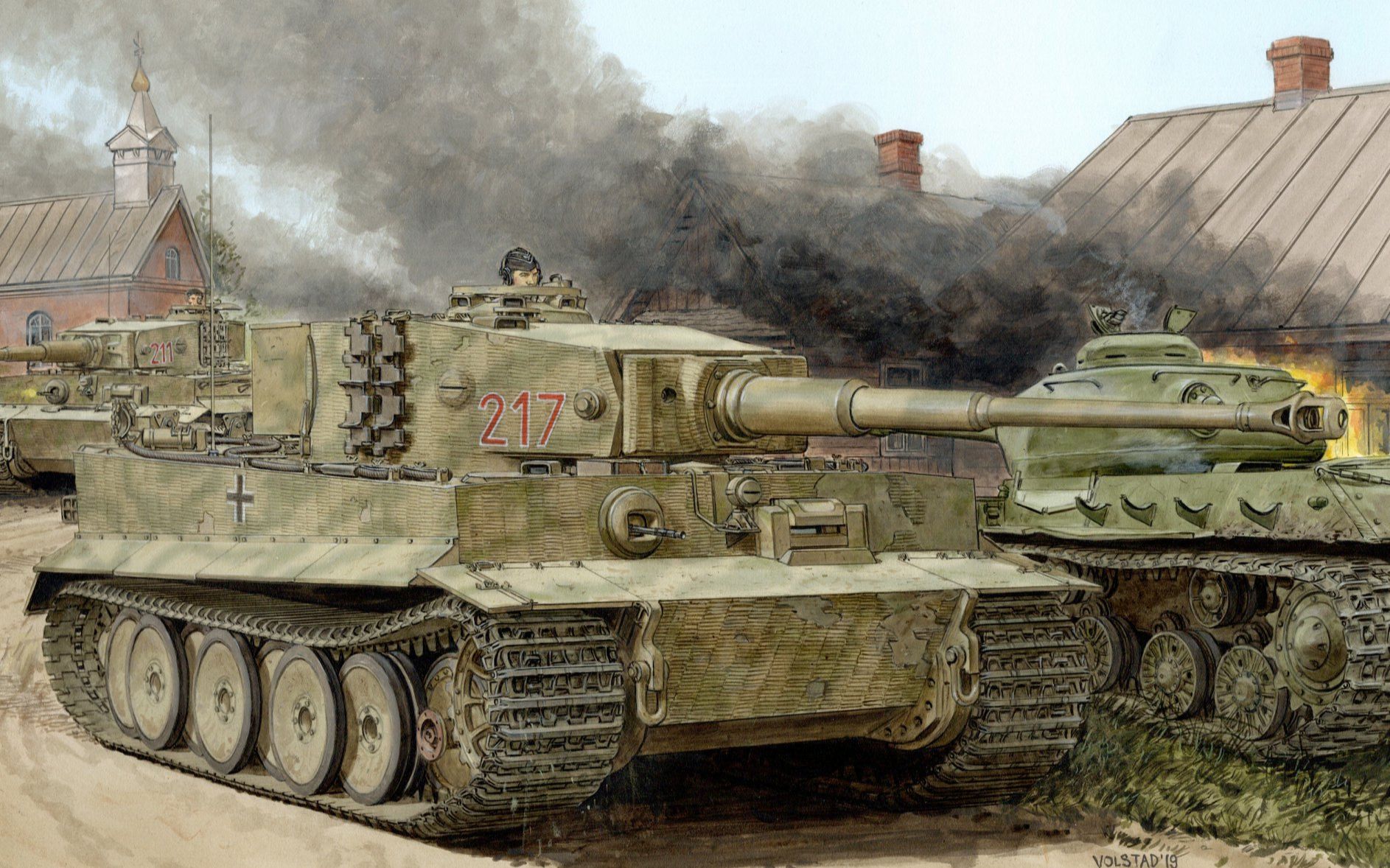 战争雷霆纪念下生涯首枚核弹虎式坦克e型