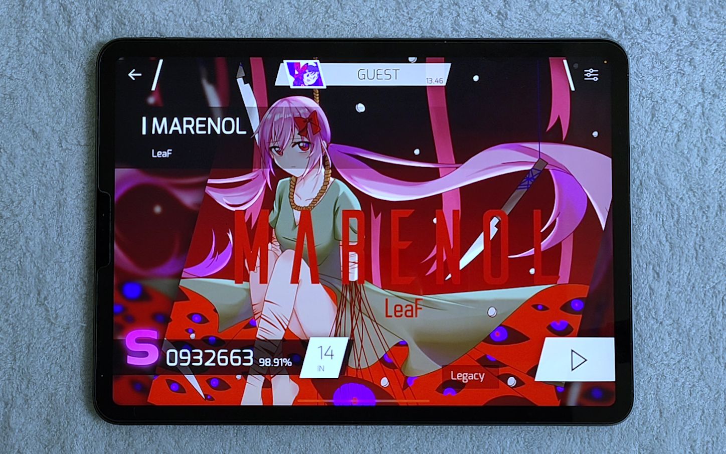 【phigros】marenol legacy lv.14