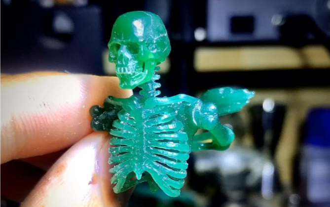 手工蜡雕可动骷髅戒指_哔哩哔哩 (゜-゜)つロ 干杯~-bilibili
