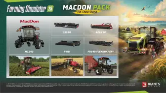 Télécharger la video: 【模拟农场25 | Farming Simulator 25】MacDon Pack内容