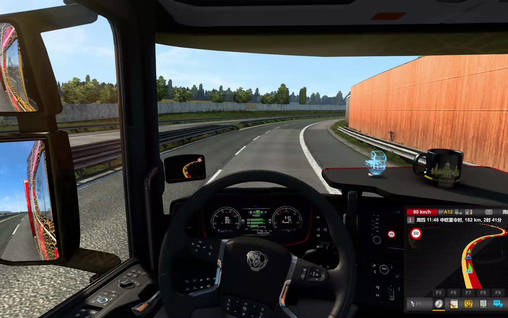 [图]Euro Truck Simulator 2 听着云南山歌拉着货跑情人节外部活动