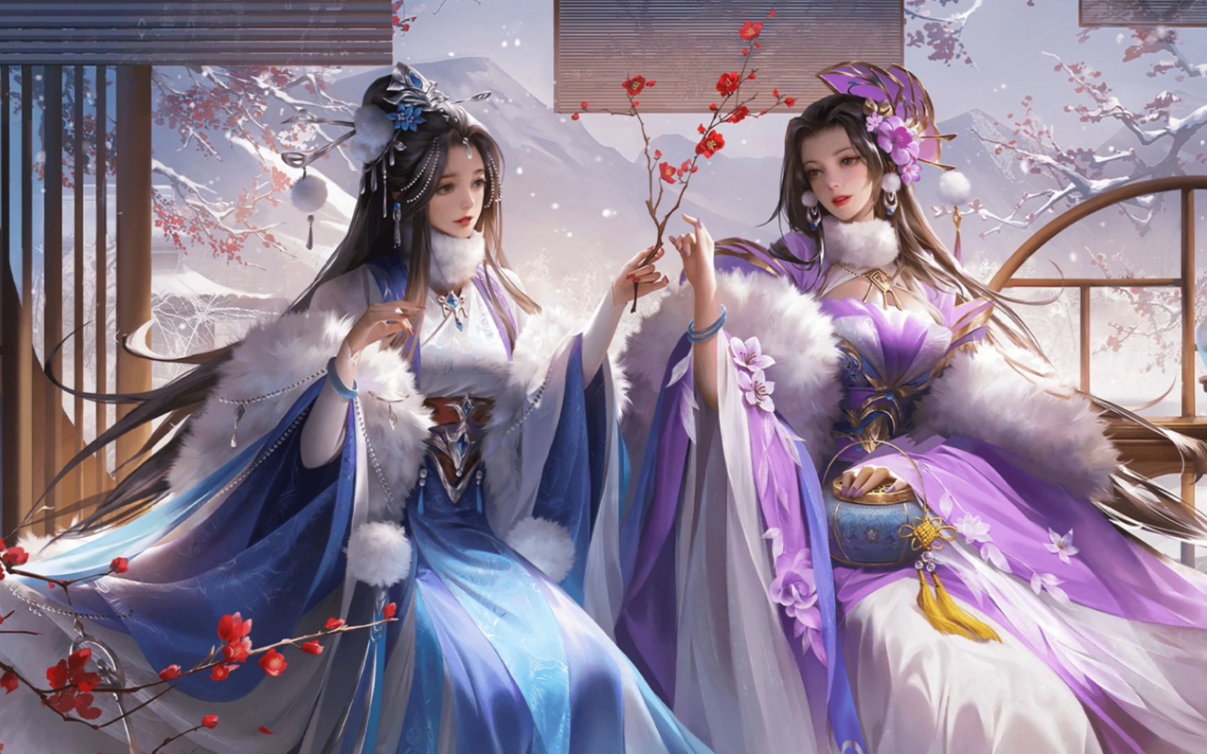 杜夫人银黛妆梅,王元姬彩翼曼舞动态版