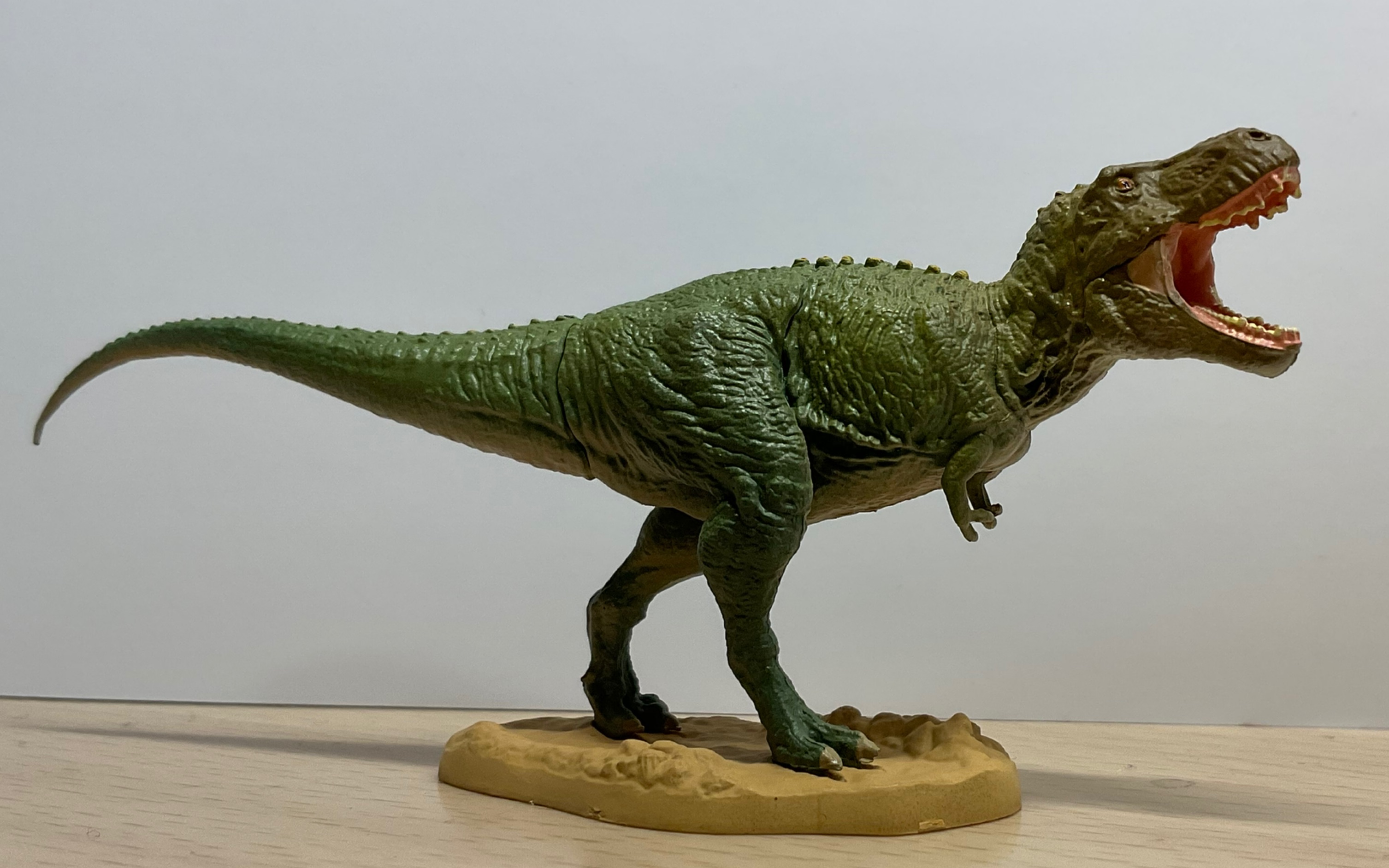 【模型测评】海洋堂扭蛋之霸王龙 恐龙造型大博览会系列之一 非常不错