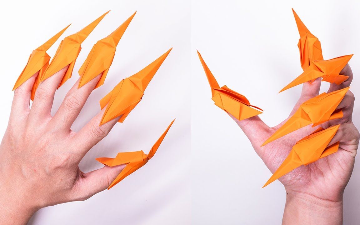 今天我们来制作折纸爪子!