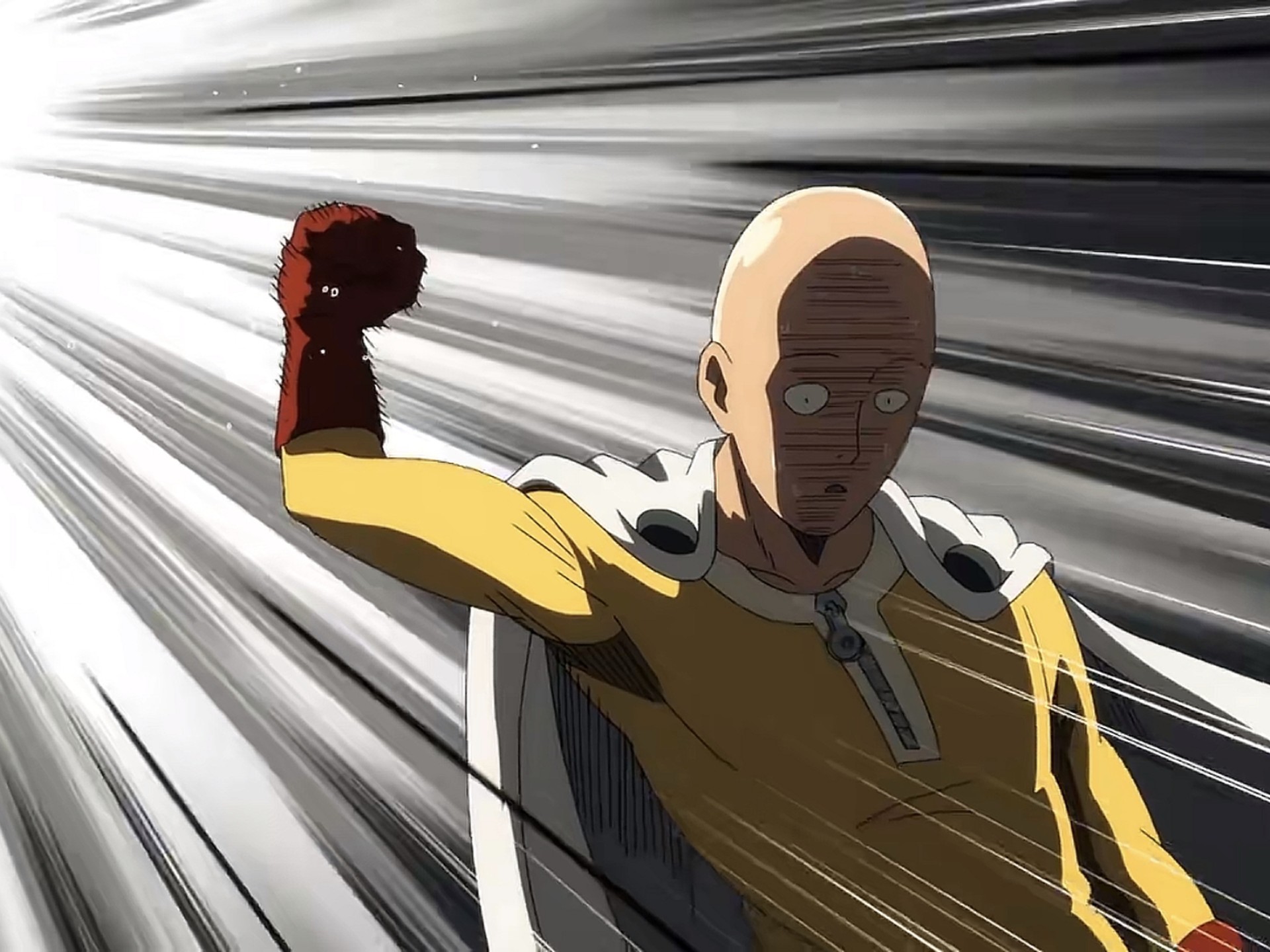 一拳超人:埼玉打昏饿狼,怪人王大蛇是大炯眼创造,切割王出手