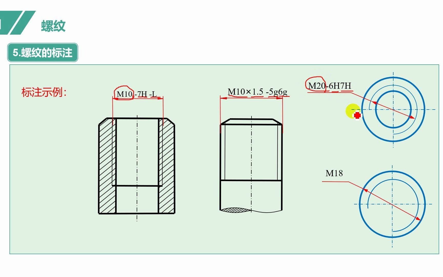 29.5讲螺纹的标注哔哩哔哩bilibili
