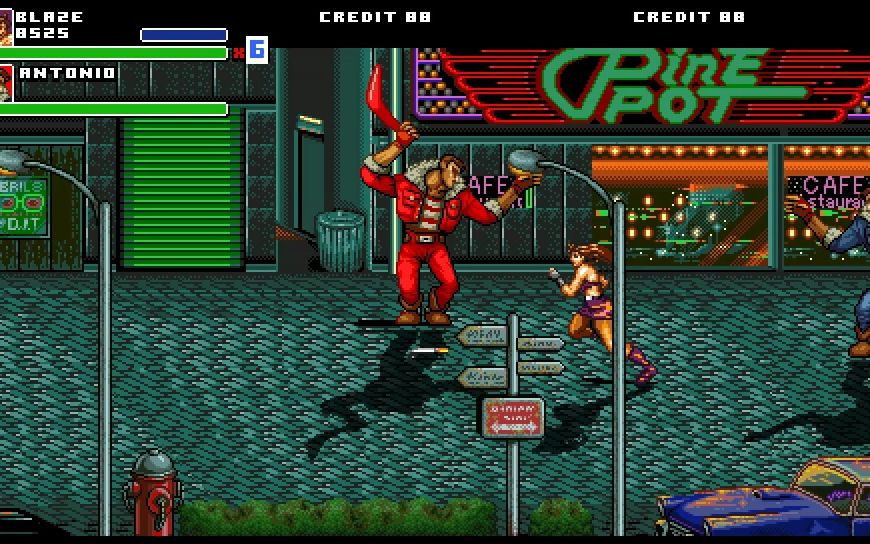 [图]游戏《Streets_Of_Rage_ Legacy1.5》由外国人世嘉改版openbor游戏《怒之铁拳－遗产》1代路线，动作比世嘉稍好，还是挺爽的~~