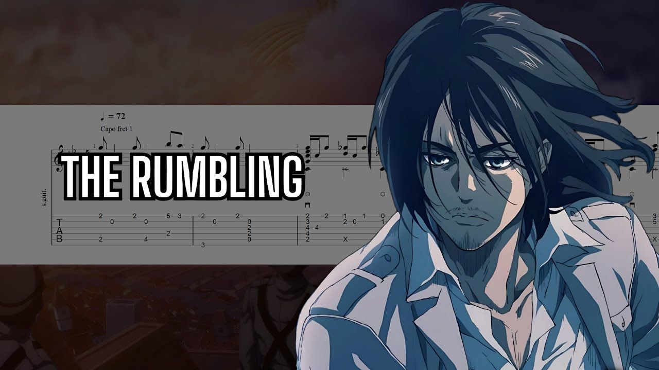 (進擊的巨人 final season part 2 op) the rumbling - fingerstyle