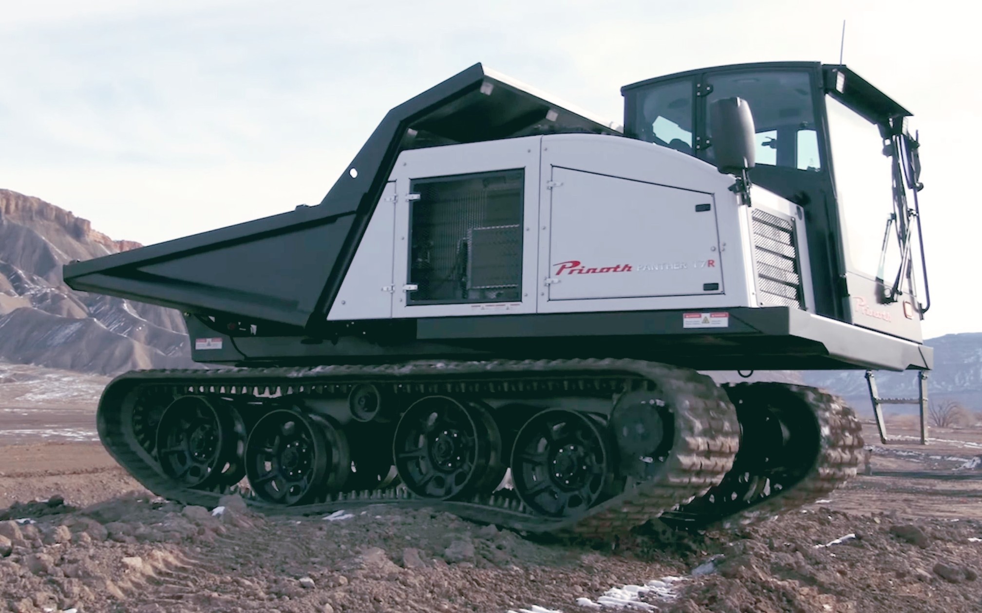 prinoth 360度旋转履带工程车介绍