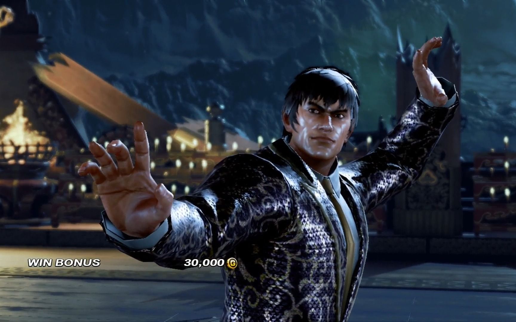 铁拳7 街机模式:洛 又对 平八和一美,原因 看筒介