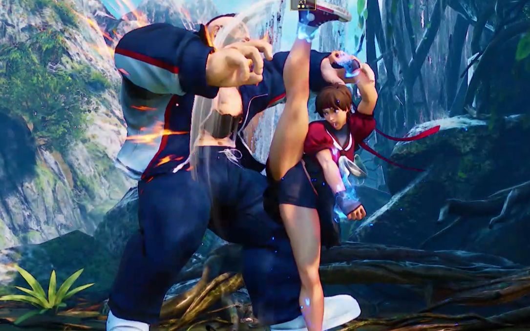 街霸5:小樱来折磨老桑辣,丝血翻盘满血 请吃p