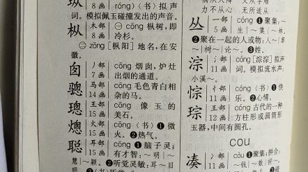 字典读起来(cong)哔哩哔哩bilibili